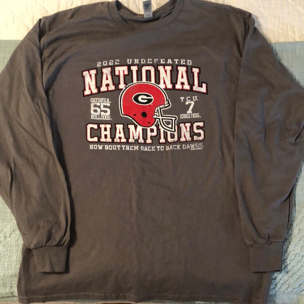 Georgia Bulldogs 2022 National Champions long sleeve t shirt